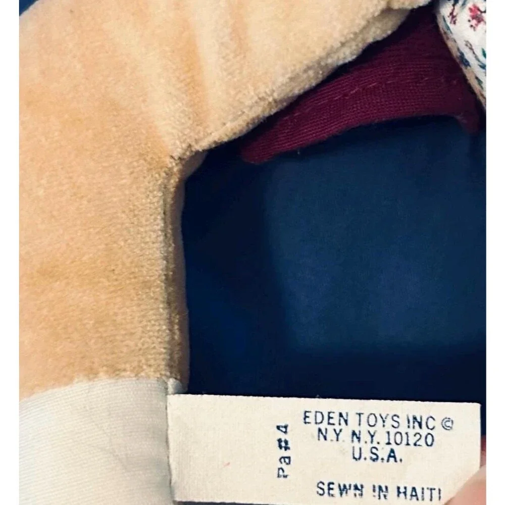 Eden Jeremy Fisher Frog Plush Beatrix Potter Red Coat 12